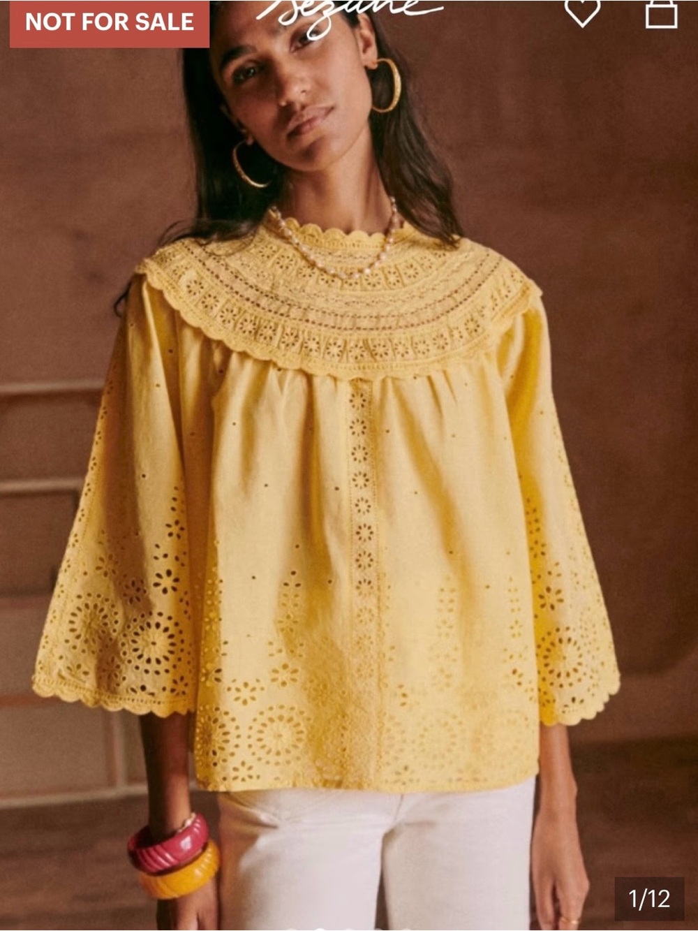 Sezane Celestial blouse